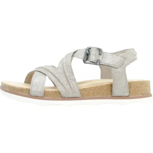 Stilvolle Flache Sandalen , Damen, Größe: 38 EU - Clarks - Modalova