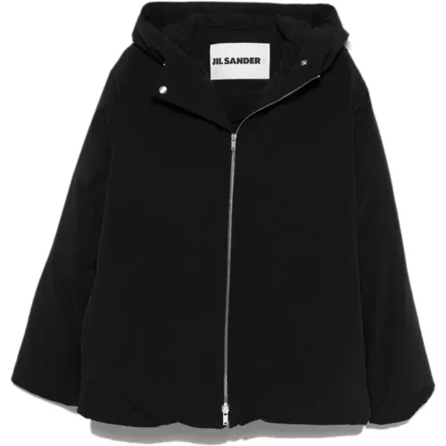 Oversized Daunenjacke mit Reißverschluss - Jil Sander - Modalova