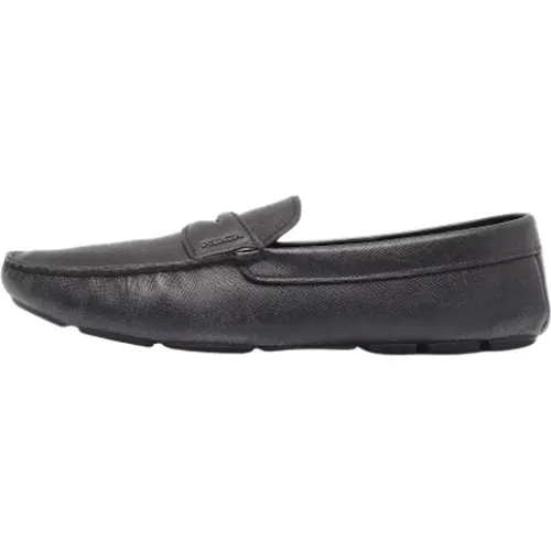 Pre-owned Leather flats , male, Sizes: 12 UK - Prada Vintage - Modalova