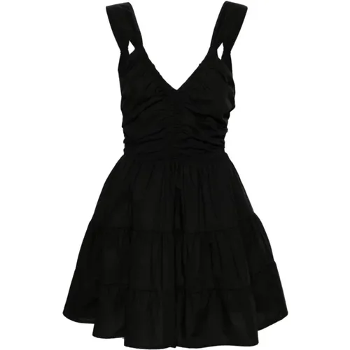 Poplin Dress Sweetheart Neckline , female, Sizes: XS, S, M - Liu Jo - Modalova