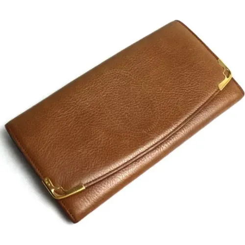 Pre-owned Leather wallets , female, Sizes: ONE SIZE - Cartier Vintage - Modalova