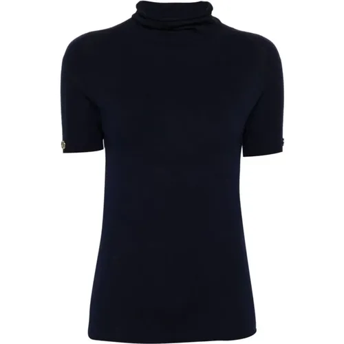 Oval T` Mock-Neck Sweater , female, Sizes: XL, L - Twinset - Modalova