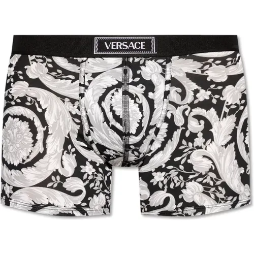 Boxershorts mit Logo , Herren, Größe: M - Versace - Modalova