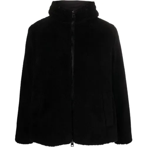 Cotton Hooded Jacket , male, Sizes: L - Herno - Modalova