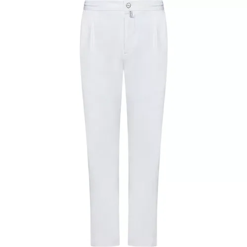 Trousers with Tapered Leg , male, Sizes: W36, W33, W34, W32 - Kiton - Modalova