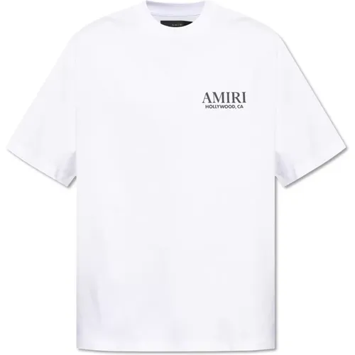 T-shirt with logo , male, Sizes: M, S, XL, L - Amiri - Modalova