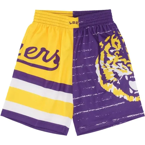 LSU Tigers Basketball Shorts , Herren, Größe: M - Mitchell & Ness - Modalova