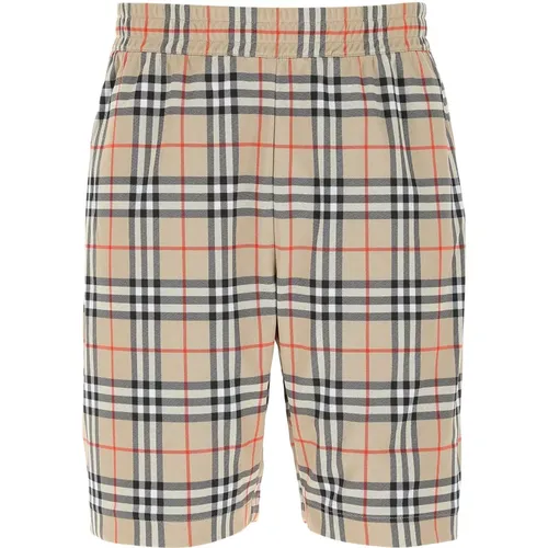 Stylische Bermuda Shorts für Sommertage , Herren, Größe: S - Burberry - Modalova