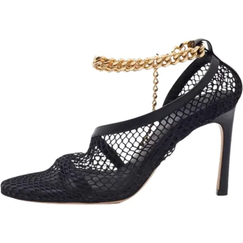 Pre-owned Leather heels , female, Sizes: 4 UK - Bottega Veneta Vintage - Modalova