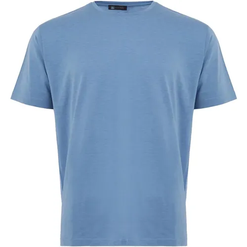 Silk Blend T-Shirt , male, Sizes: 3XL - Colombo - Modalova