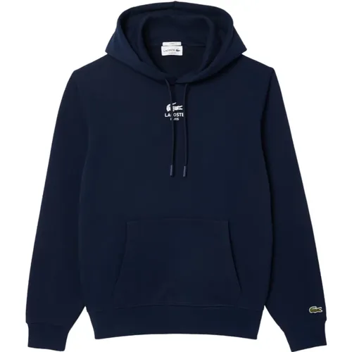 Blaue Pullover für Männer , Herren, Größe: L - Lacoste - Modalova