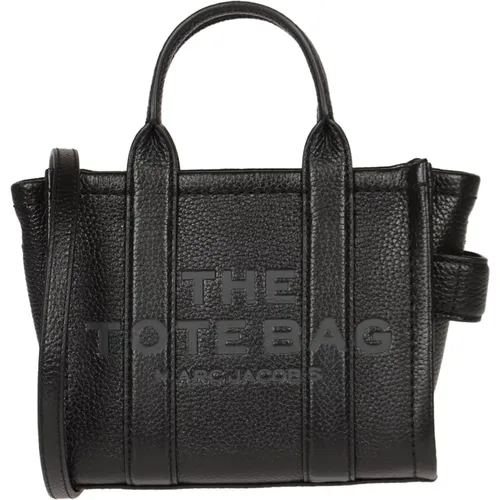 The Leather Mini Tote Bag , female, Sizes: ONE SIZE - Marc Jacobs - Modalova