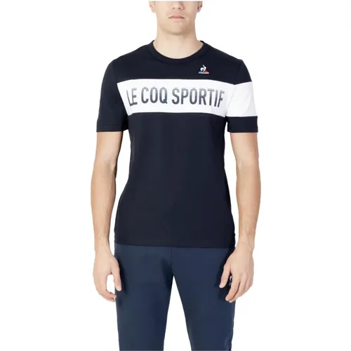 T-Shirts , male, Sizes: S - Le Coq Sportif - Modalova