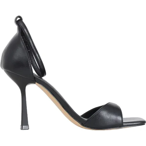 Klassische schwarze High Heel Sandalen , Damen, Größe: 36 EU - Only - Modalova