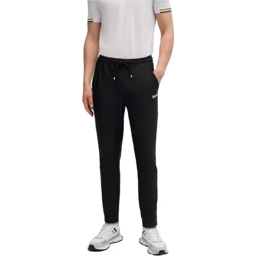 Sweatpants mit Kontrastlogo und Seitenstreifen , Herren, Größe: M - Hugo Boss - Modalova