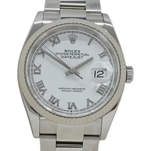 Pre-owned Stainless Steel watches , male, Sizes: ONE SIZE - Rolex Vintage - Modalova