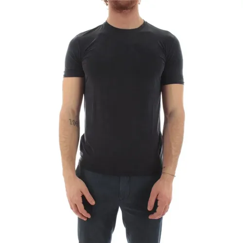 Cupro Elasticized T-Shirt , male, Sizes: 3XL, 2XL - RRD - Modalova