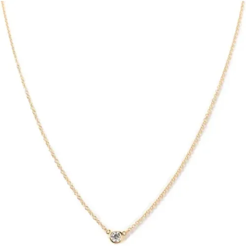 Pre-owned Gold necklaces , female, Sizes: ONE SIZE - Tiffany & Co. Pre-owned - Modalova