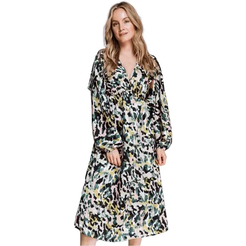 Floral Blouse Dress , female, Sizes: XS, M, L, XL, S - Zhrill - Modalova