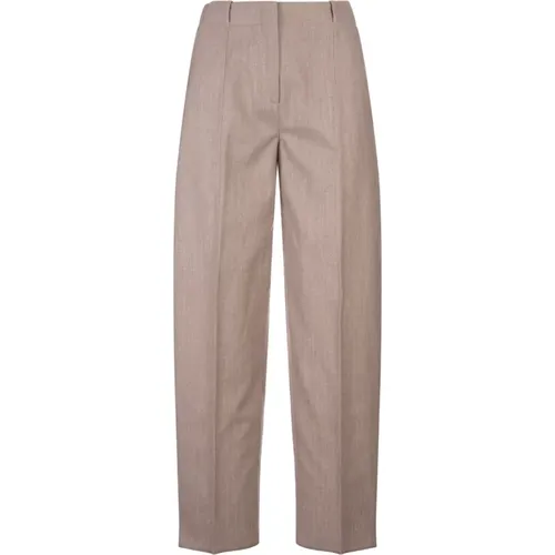 Wool Blend Tailored Trousers , female, Sizes: XL, 2XL, L - Agnona - Modalova