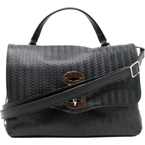 Leather Handbag Postina Daily , female, Sizes: ONE SIZE - Zanellato - Modalova