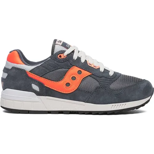 Grau/Orange Shadow 5000 Sneakers , Herren, Größe: 42 EU - Saucony - Modalova