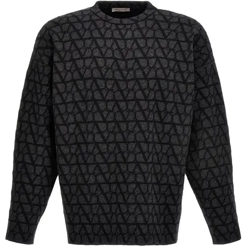 Iconographe Sweater , male, Sizes: M, L - Valentino - Modalova