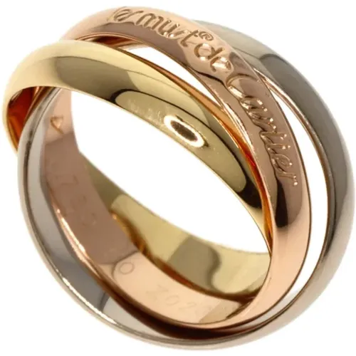 Pre-owned Rose Gold rings , female, Sizes: ONE SIZE - Cartier Vintage - Modalova