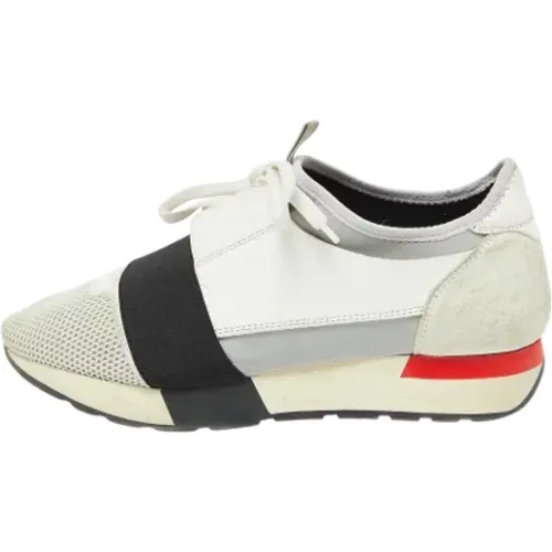 Pre-owned Leather sneakers , female, Sizes: 7 UK - Balenciaga Vintage - Modalova