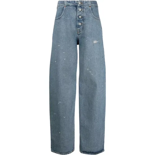 Distressed Jeans , female, Sizes: W26, W27, W28 - MM6 Maison Margiela - Modalova