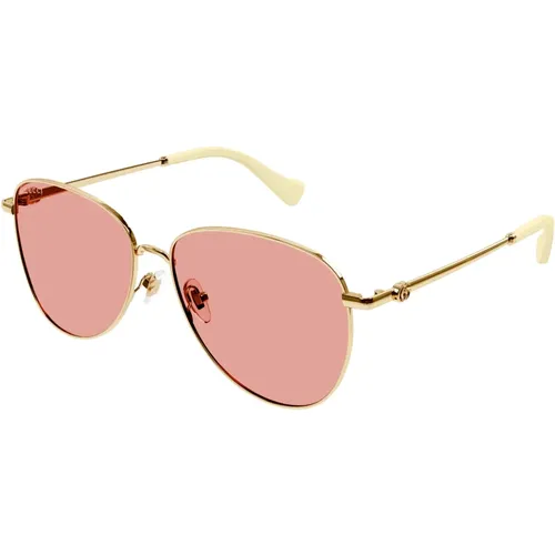 Stilvolle Sonnenbrille für Frauen , unisex, Größe: 60 MM - Gucci - Modalova
