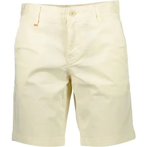 Bermuda Shorts Slim Fit Cotton , Herren, Größe: W38 - Hugo Boss - Modalova