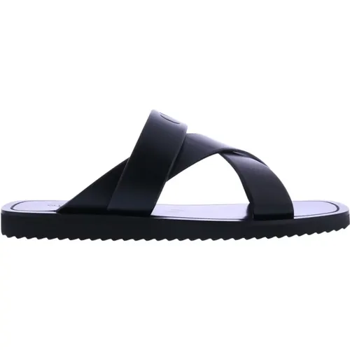 Mens Slide Sandals , male, Sizes: 7 UK, 6 UK - Valentino - Modalova