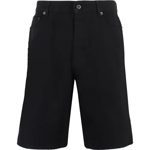 Denim Bermuda Shorts mit Logo-Detail , Herren, Größe: W31 - Kenzo - Modalova