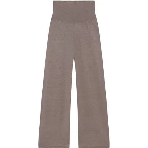 Botanica, linen knit pants mink , female, Sizes: L, XL, S, 2XL, M - Cortana - Modalova