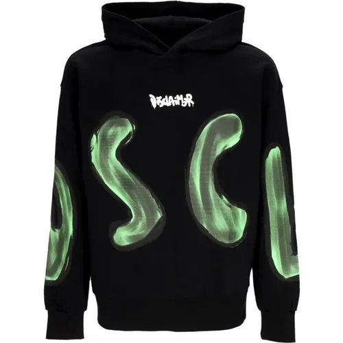 Schwarzer Logo Hoodie Streetwear Kollektion , Herren, Größe: M - Disclaimer - Modalova