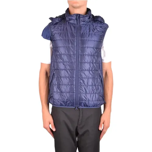 Stylish Quilted Vest with Hood , male, Sizes: XL - Aspesi - Modalova