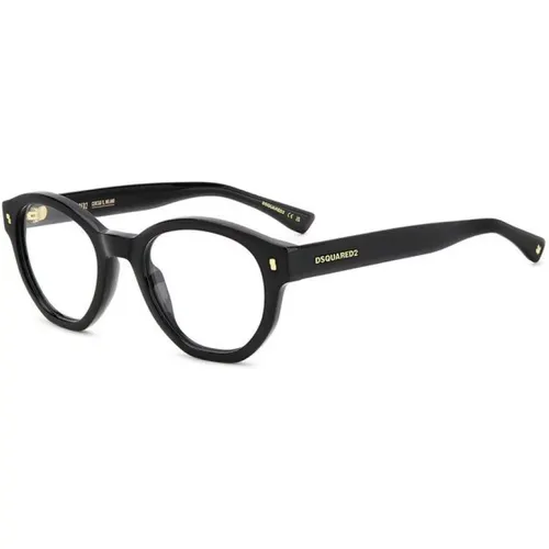 Mode Brille Schwarzer Rahmen D2 0131 - Dsquared2 - Modalova