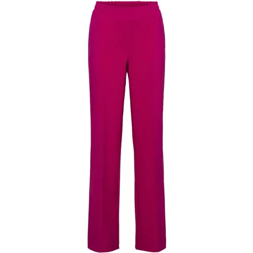 Chrissy Fuchsia Slim Fit Pants , female, Sizes: S, XL, XS, L - &Co Woman - Modalova