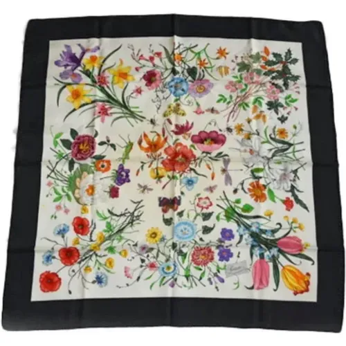 Pre-owned Silk scarves , female, Sizes: ONE SIZE - Gucci Vintage - Modalova