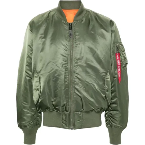 Logo Jacket , male, Sizes: XL, L, M - alpha industries - Modalova