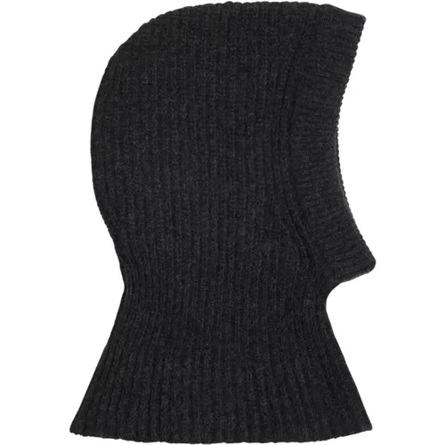 Grey Ribbed Wool Hat Aw24 , male, Sizes: S - Lemaire - Modalova