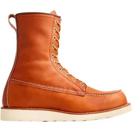 Classic Moc Toe Boot , male, Sizes: 7 UK, 8 1/2 UK, 7 1/2 UK, 9 UK, 11 UK, 9 1/2 UK, 6 UK, 10 UK - Red Wing Shoes - Modalova