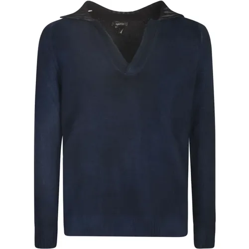 Blaue Pullover für Männer , Herren, Größe: XL - Avant Toi - Modalova