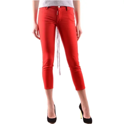 Stylish Cropped Jeans for Women , female, Sizes: S - Dsquared2 - Modalova