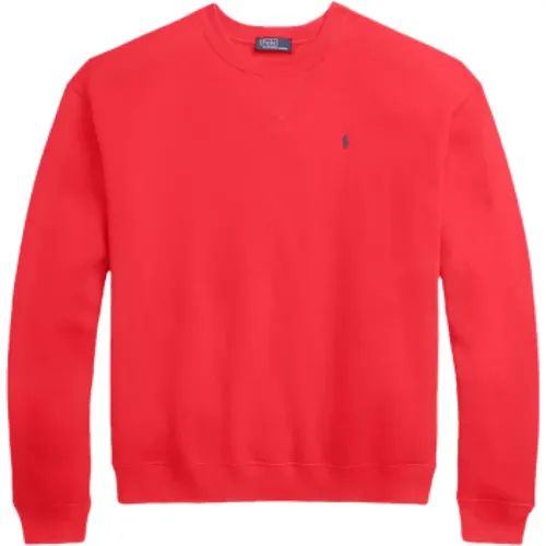 Roter Rundhals-Sweatshirt - Ralph Lauren - Modalova