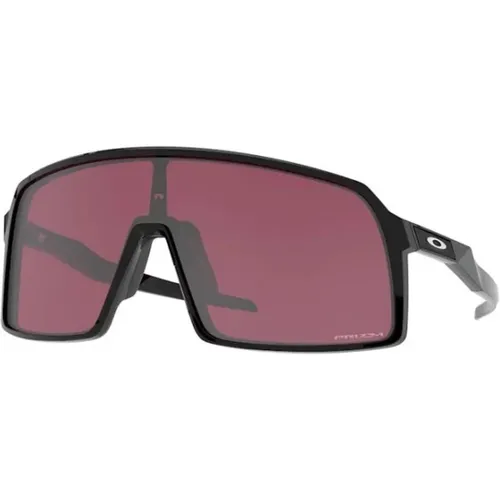 Schwarzer Rahmen Stylische Sonnenbrille , unisex, Größe: 37 MM - Oakley - Modalova