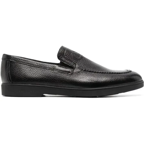 Leather Loafers for Men , male, Sizes: 10 UK - Casadei - Modalova
