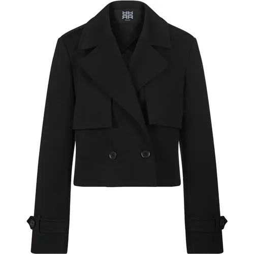 Klassische Trenchcoat Jacke mit Stilvollen Details , Damen, Größe: L - RIANI - Modalova