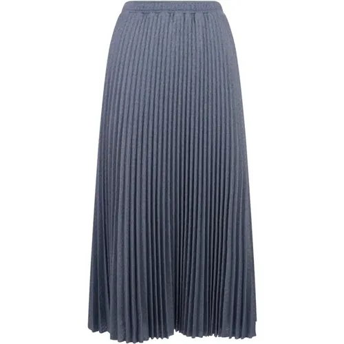 Pleated Midi Skirt , female, Sizes: M, S - Ermanno Scervino - Modalova